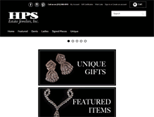 Tablet Screenshot of hpsjewelers.com